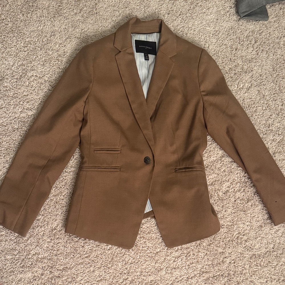 Banana Republic Tan Women's Blazer